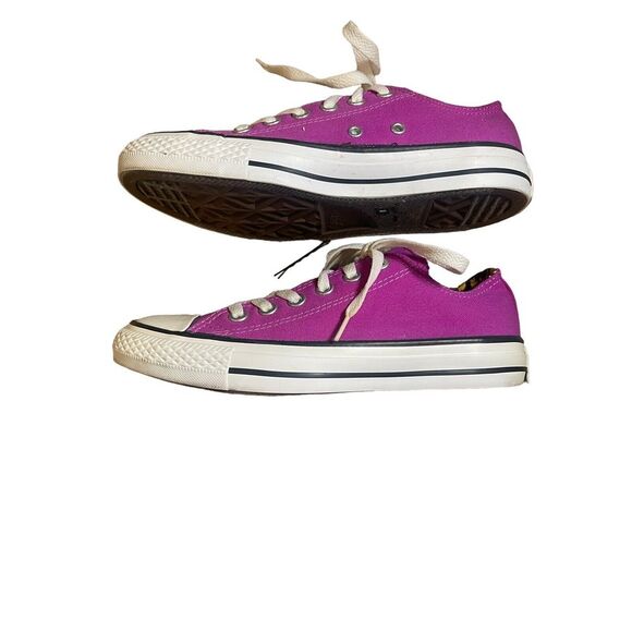 Converse All Star Double Tongue Womens Purple Sneakers Size Womens 7 #540278F - Picture 3 of 8